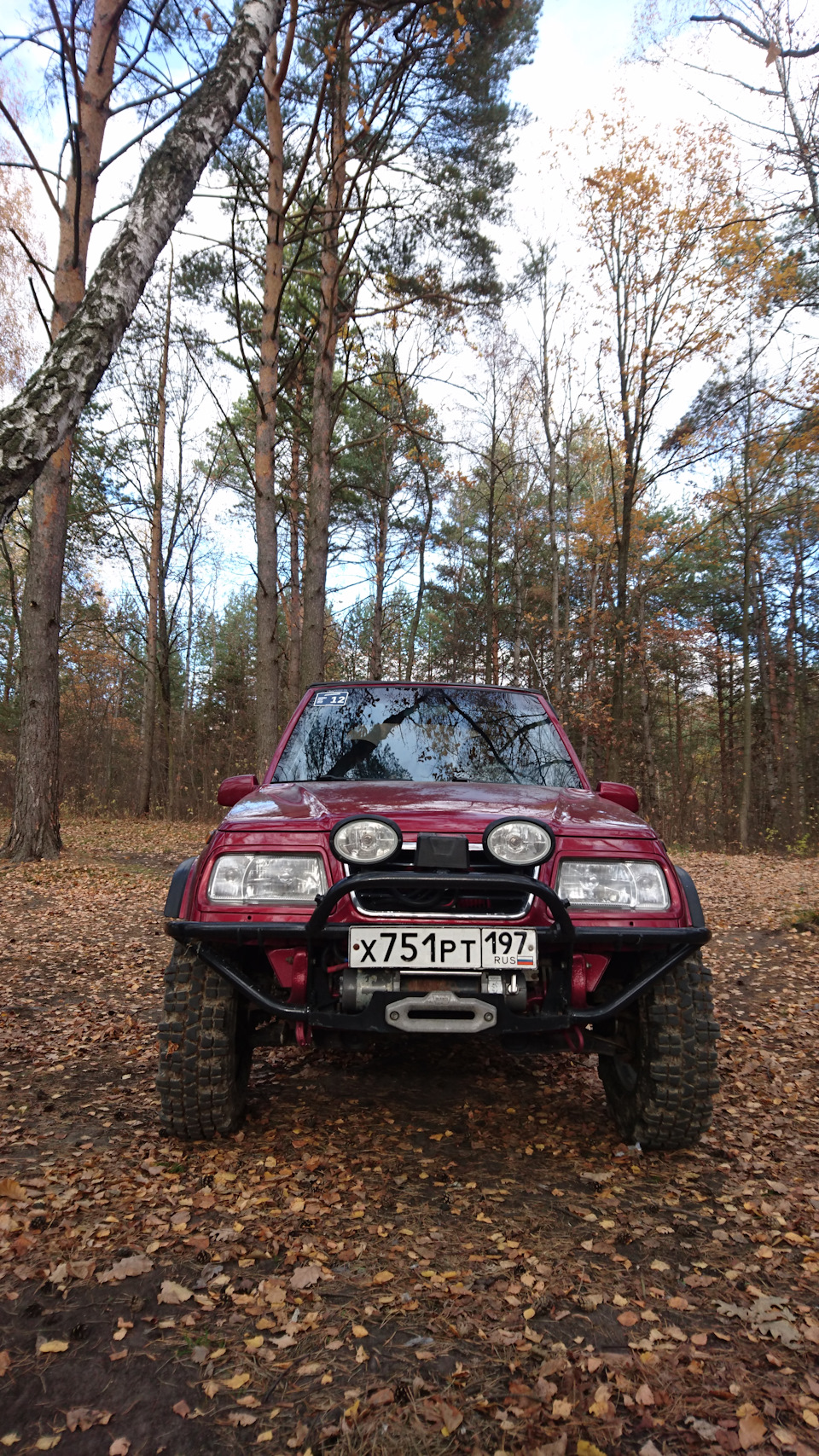 Обновил в лесу машину — Suzuki Vitara (1G), 2 л, 1997 года | покатушки |  DRIVE2