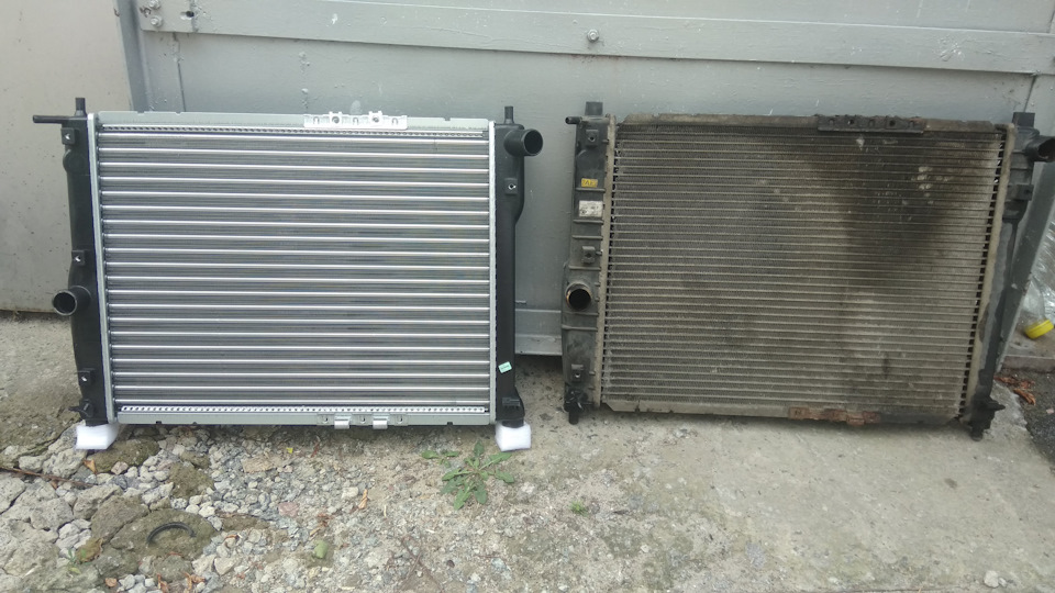 Замена основного радиатора от Ланос и промывка печки — Daewoo Nubira I ...