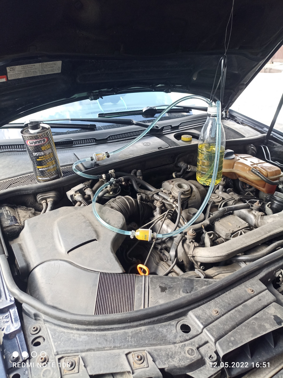 Промывка топливной системы, профилактика. — Audi A6 Avant (C5), 2,5 л ...