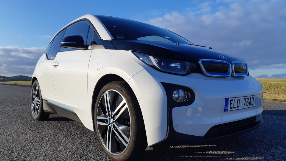 BMW i3 на зимней резине. BMW i3 размер колес.