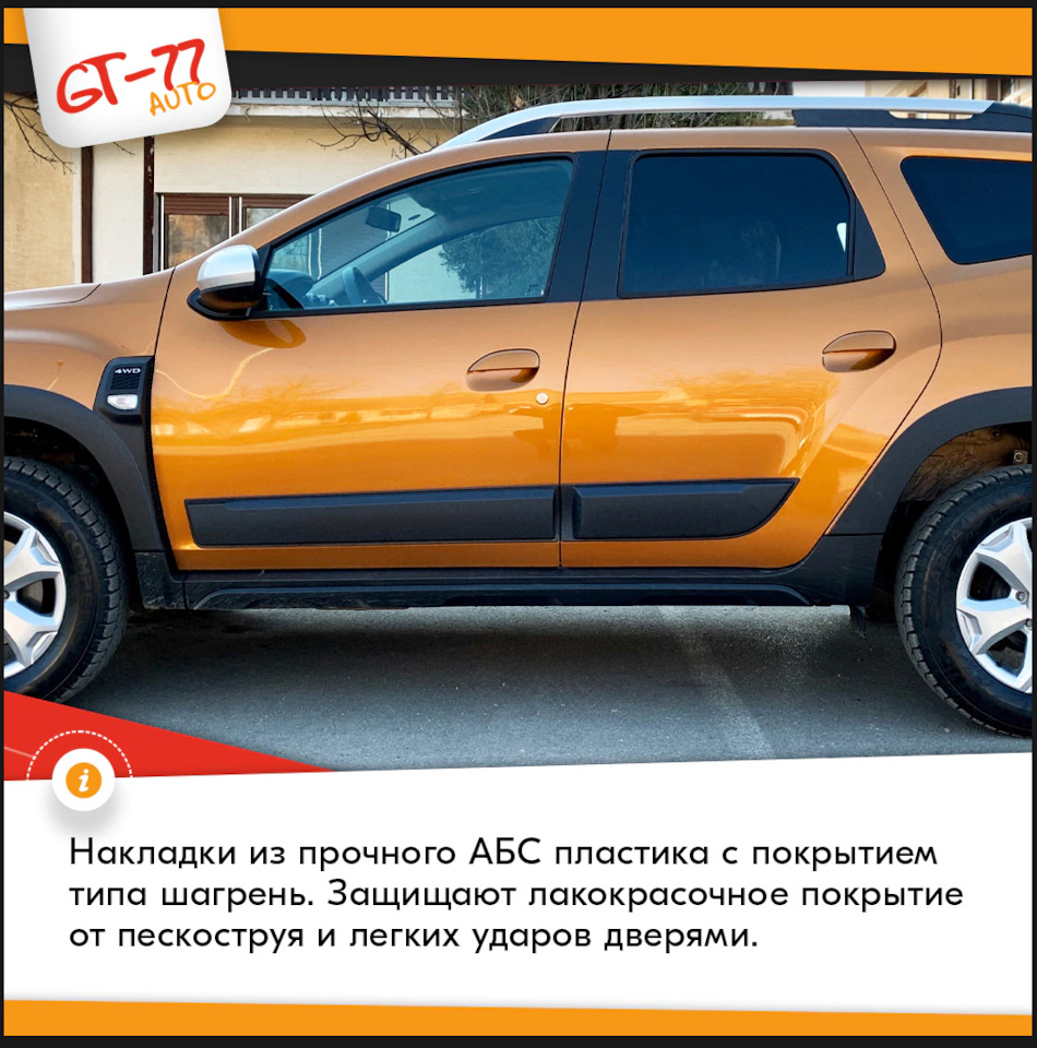 Накладки на двери для Renault Duster /Рено Дастер2 на Renault Duster (2G).  | 2 000 ₽ в городе Санкт-Петербург | DRIVE2