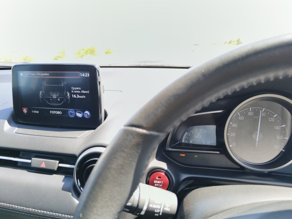 Трасса, типтроник, максимальная скорость 120 км/ч — Mazda CX-3