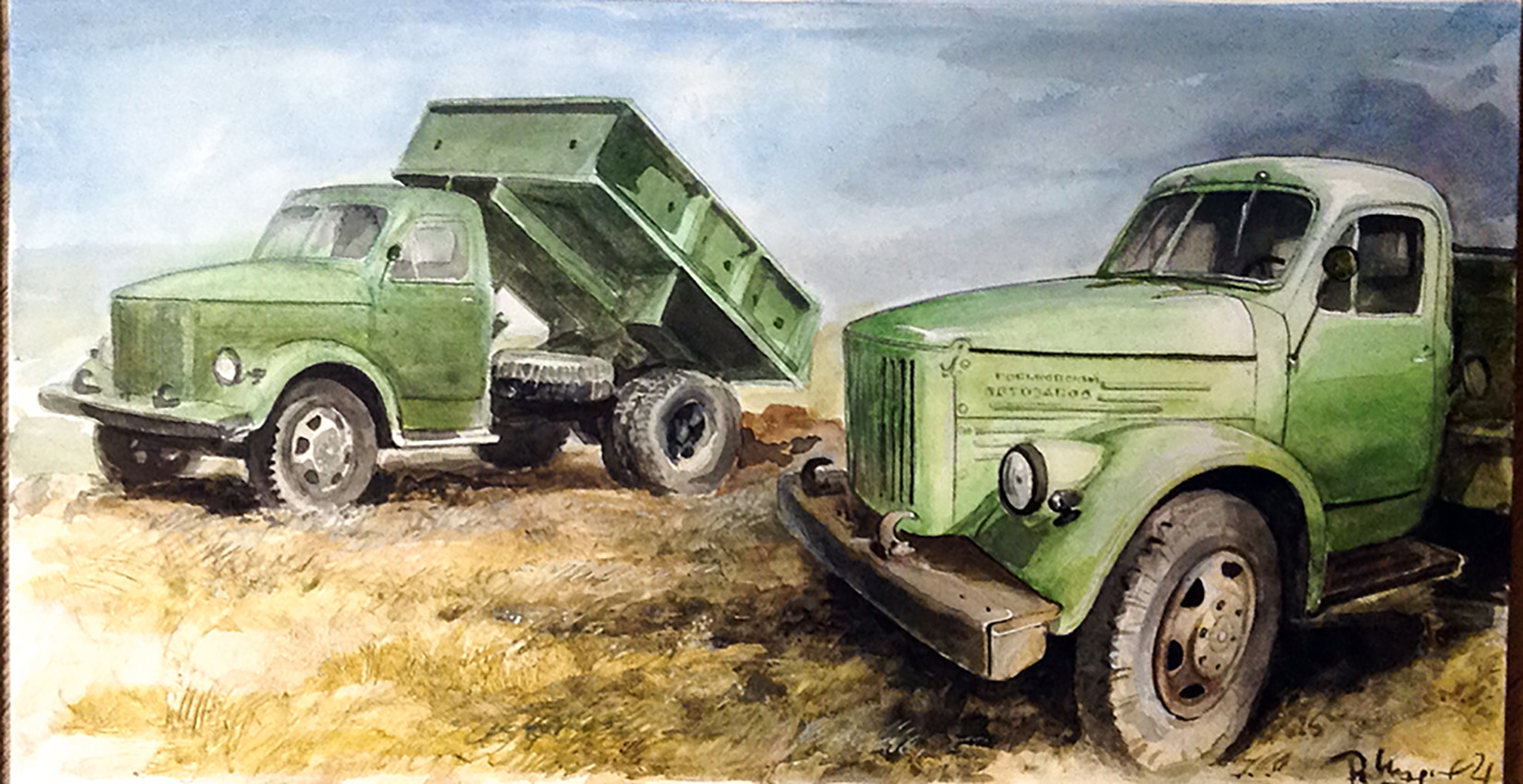 Рисунок газ 51