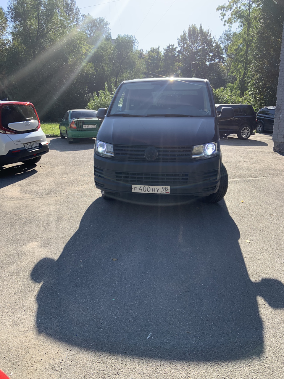 Наконец то Led линзы! — Volkswagen Caravelle (T6), 2 л, 2016 года ...