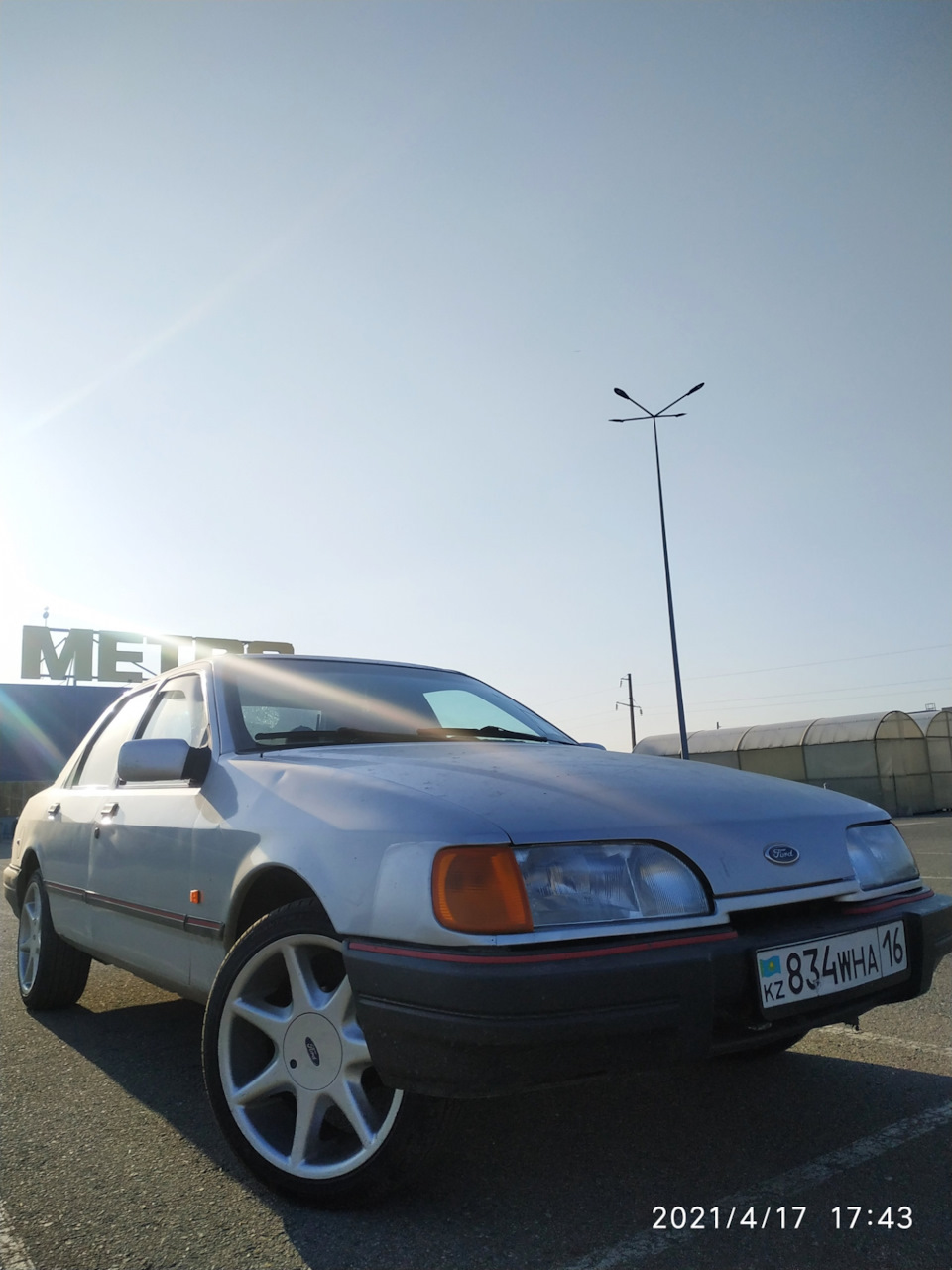 Диски centra на своём месте — Ford Sierra, 2 л, 1988 года | колёсные диски  | DRIVE2