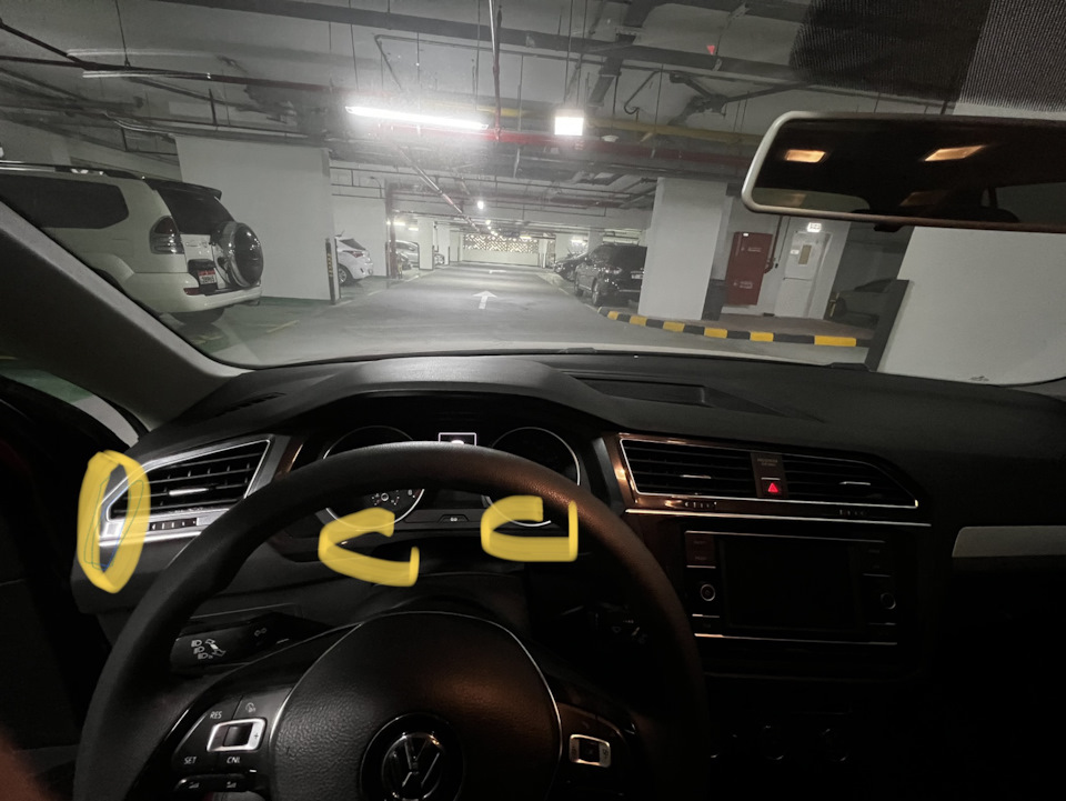 Как снять пластик приборки и дефлекторы — Volkswagen Tiguan Allspace, 2 ...