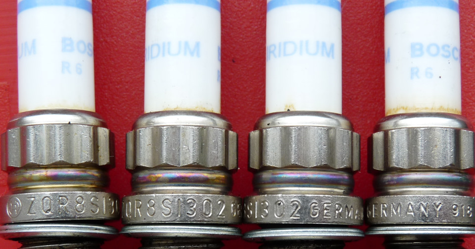 Периодическая проверка свечей BOSCH IRIDIUM R6 ZQR8SI302. Азелит ...