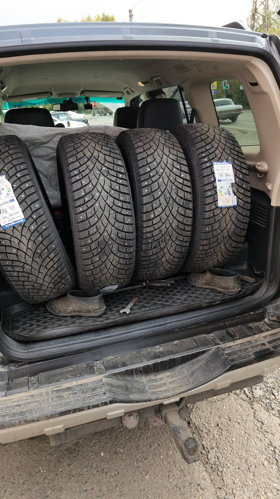 А ты, готов к зиме?! — Mitsubishi Pajero (4G), 3 л, 2015 года | шины ...