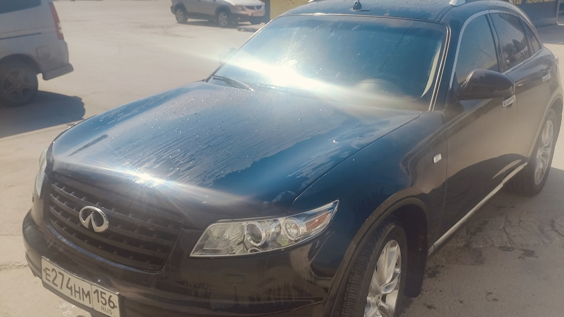 Infiniti FX (1G) 4.5 бензиновый 2007 | Черный финик на DRIVE2