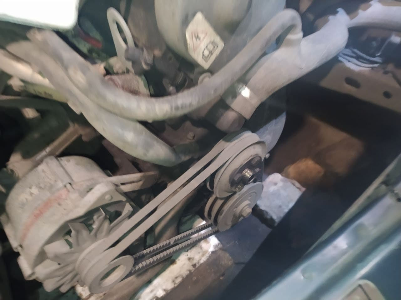 Снятие вискомуфты и установка электровентилятора — Ford Sierra, 2 л ...