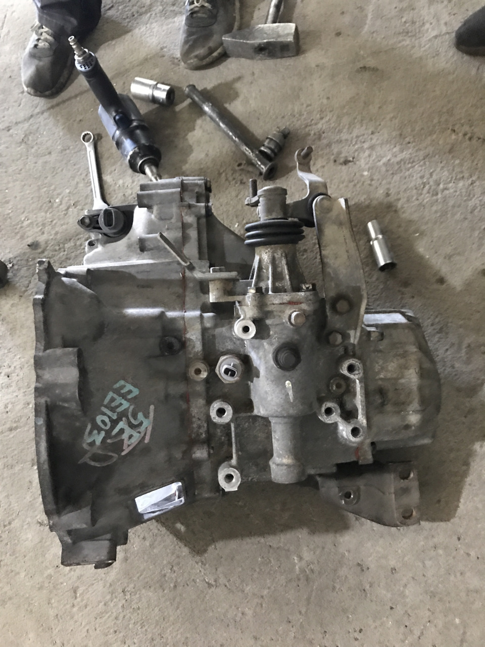 Вид сверху — Toyota Starlet (80)