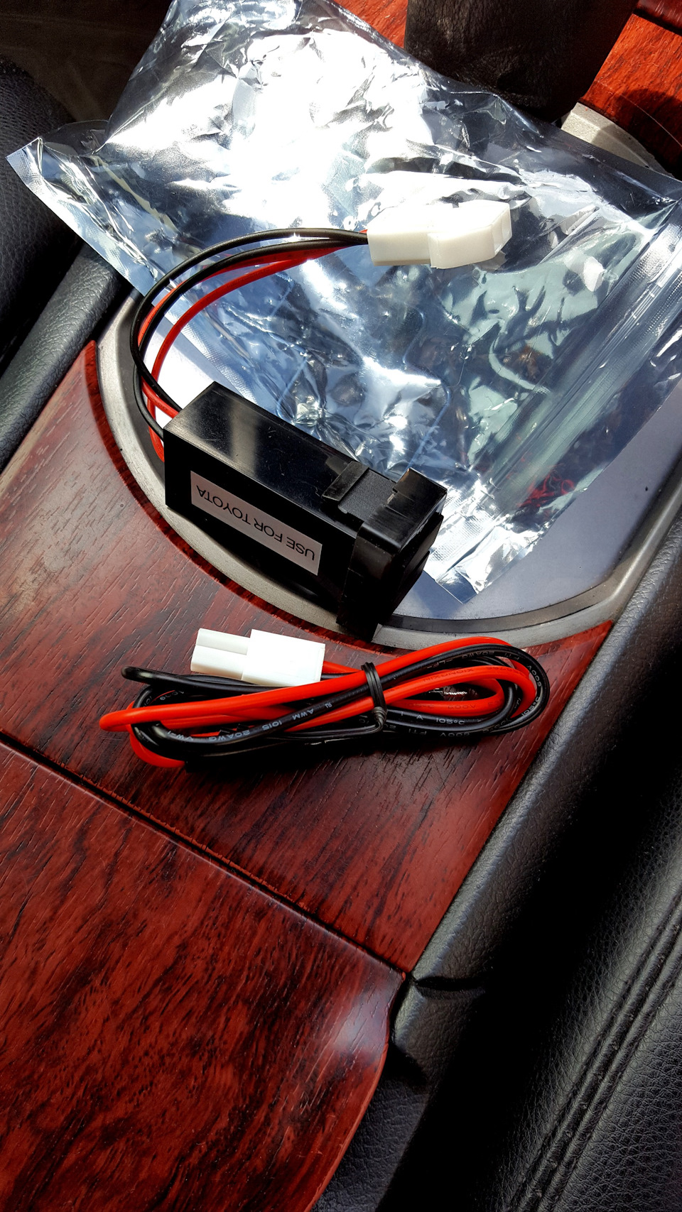 USB вместо заглушки — Toyota Allion (T260), 1,8 л, 2007 года ...