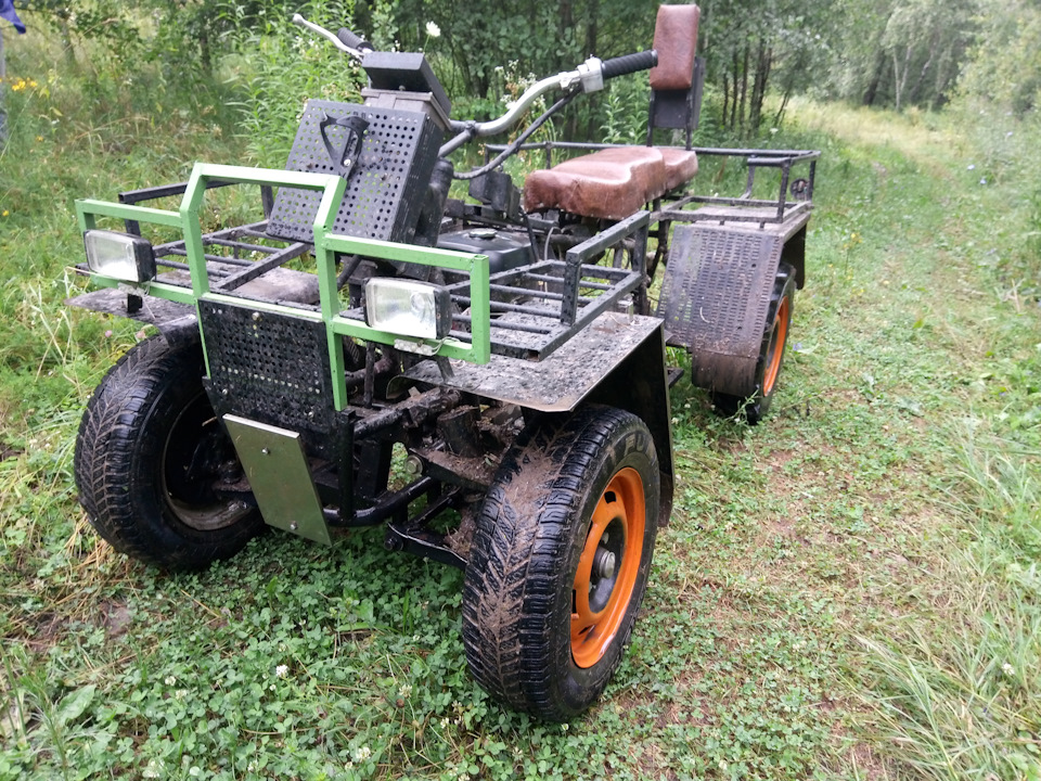 Novyj Vneshnij Vid Posle Zameny Dvigatelya I Testdrajvov Kvadrocikl S Dvigatelem Motobloka 0 5 L 2000 Goda Na Drive2