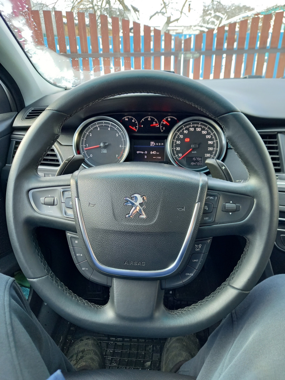 Новый руль. — Peugeot 508 (1G), 1,6 л, 2012 года | аксессуары | DRIVE2