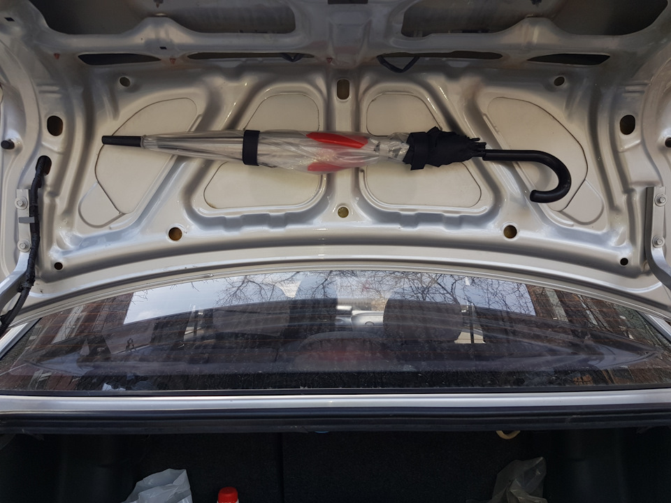 Зонт в машину — Hyundai Accent (2G), 1,5 л, 2003 года | тюнинг | DRIVE2