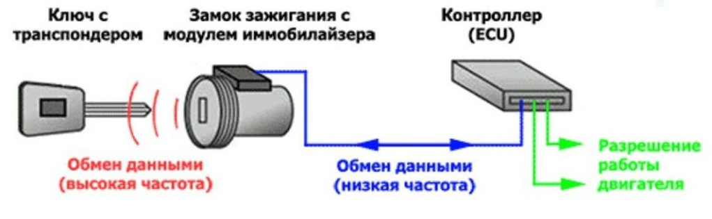 Устройство иммобилайзера схема принцип