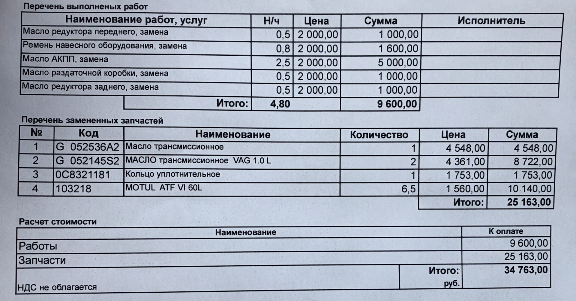 Сколько масла туарег 3.6 бензин
