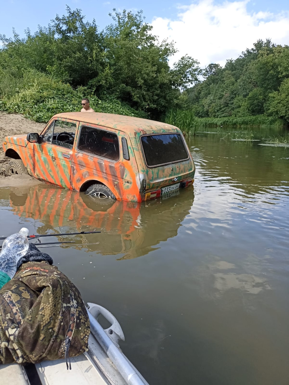 Как однажды на рыбалке. — Lada 4x4 3D, 1,5 л, 1980 года | покатушки | DRIVE2