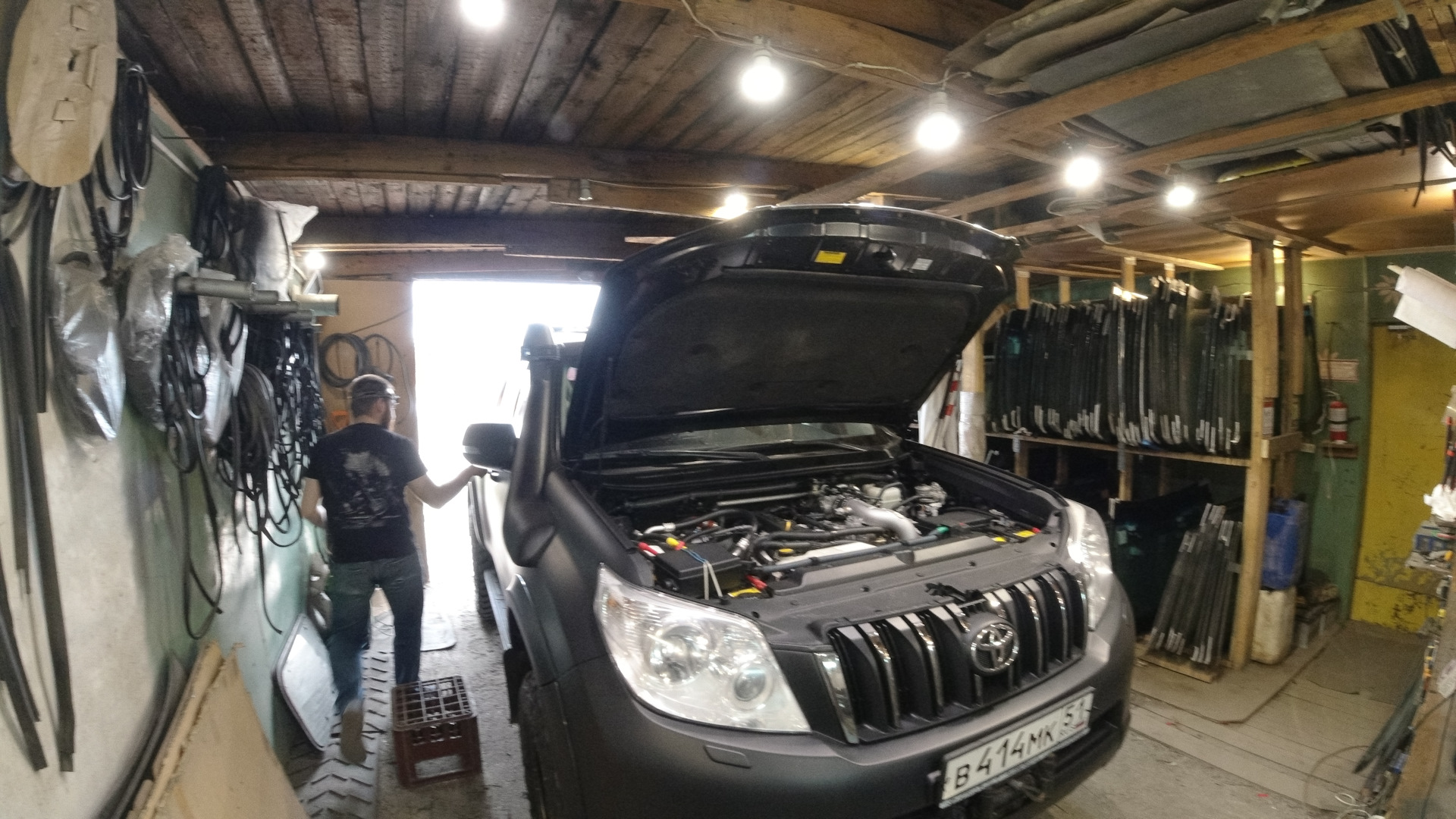 Замена, лобовое стекло КМК — Toyota Land Cruiser Prado 150-series, 3 л ...