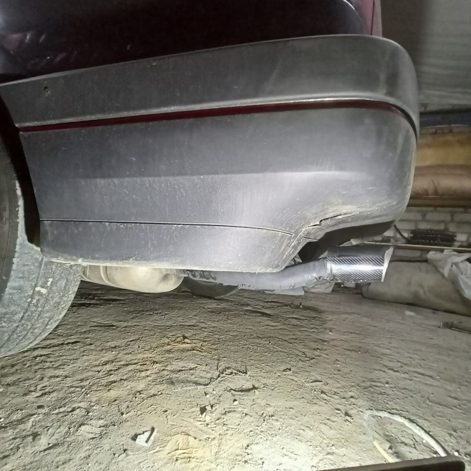 Насадки на глушитель — Volkswagen Passat Variant (B3), 2 л, 1991 года ...