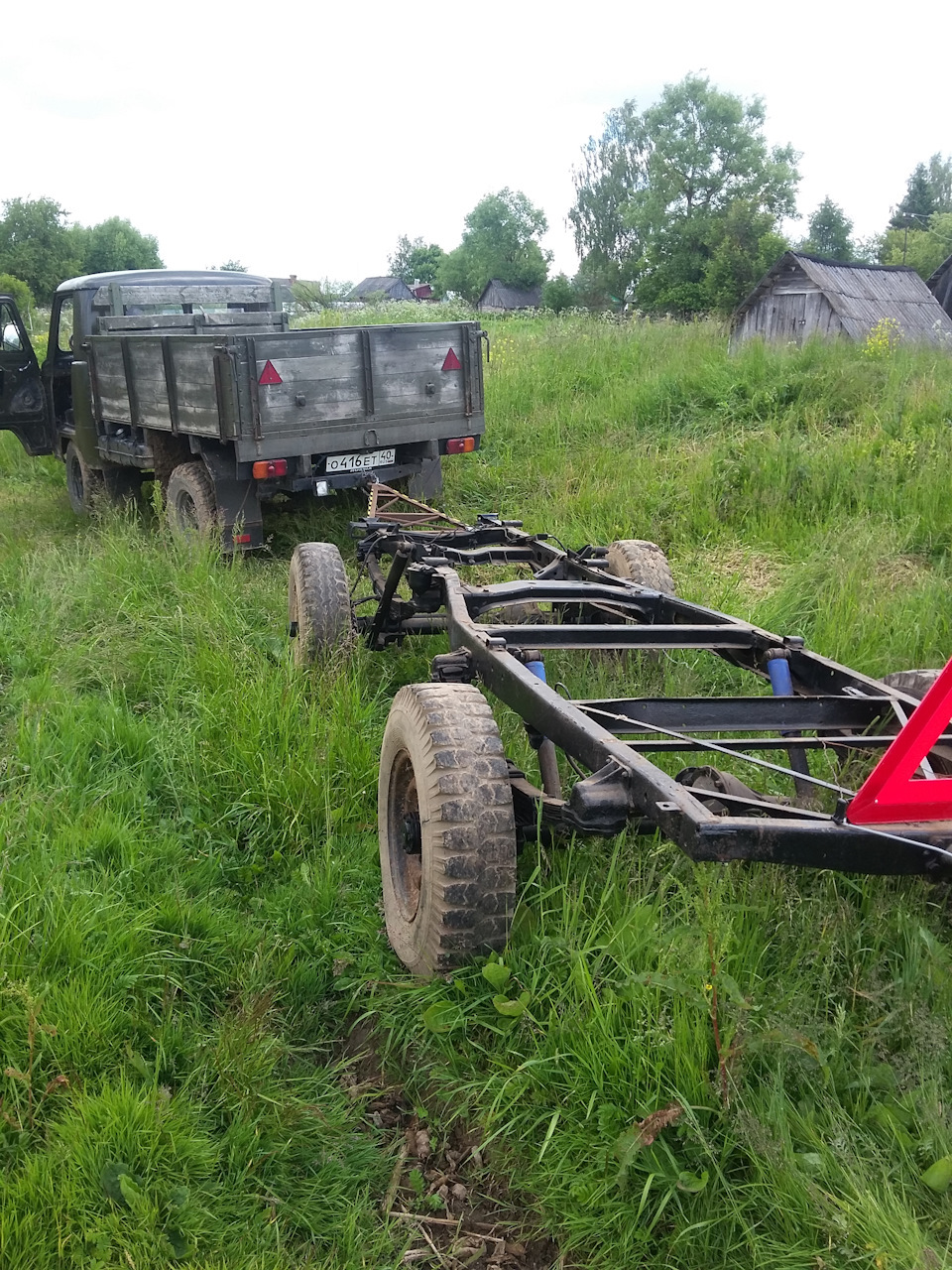 Прицеп из рамы уаз своими руками