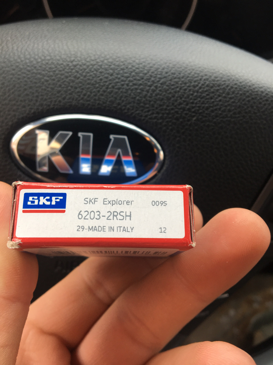 Ролики приводного ремня. — KIA Rio (3G), 1,6 л, 2016 года | своими ...