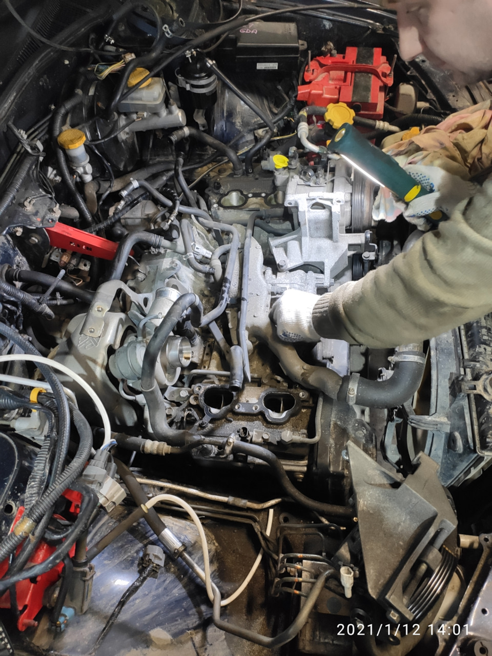 Замена топливных шлангов — Subaru Legacy Outback (BE, BH), 2,5 л, 2001 ...