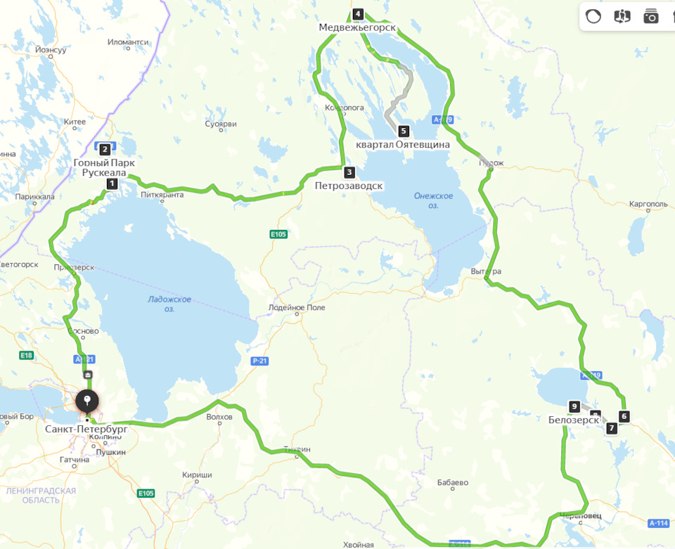 Москва медвежьегорск расстояние на машине. Маршрут Ферапонтово Петрозаводск.