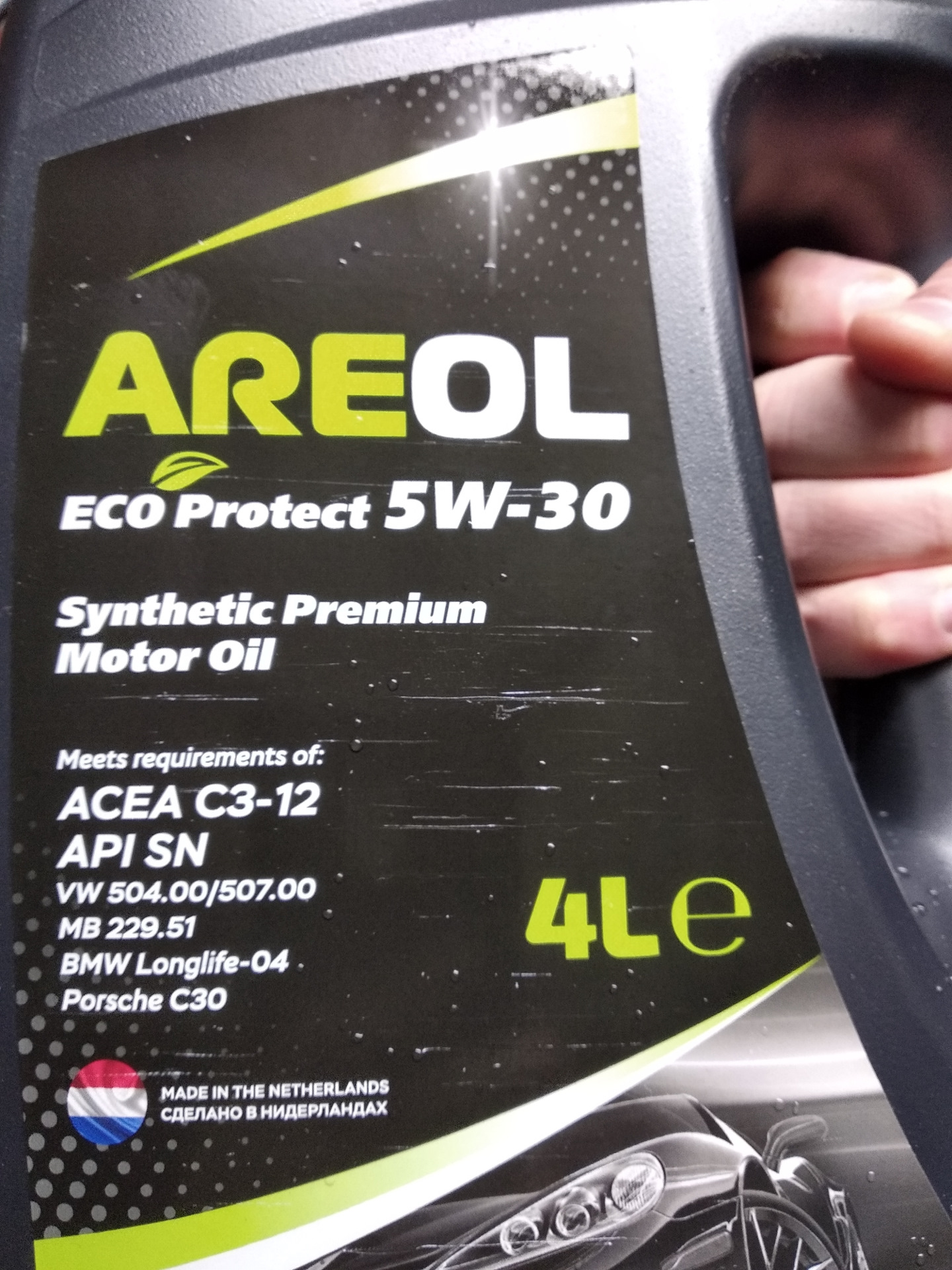 Анализ моторного масла Areol Eco Protect 5W-30 — DRIVE2