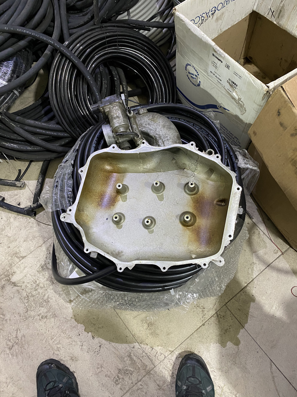 Развалился двухмассовый, переход на одномассовый маховик — Opel Omega B ...