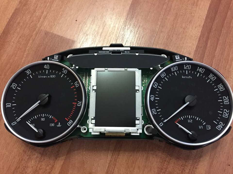 Замена светодиодов, пересвет приборной панели skoda octavia — DRIVE2