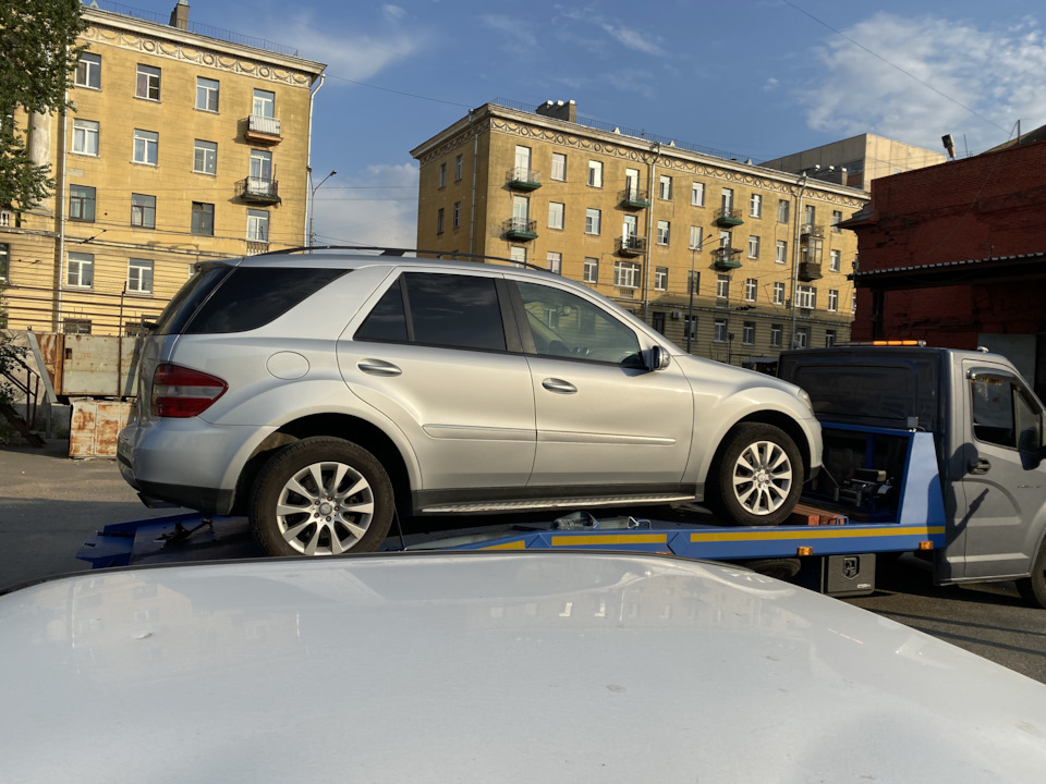 Поехали в сервис — Mercedes-Benz M-Class (W164), 3,2 л, 2006 года ...