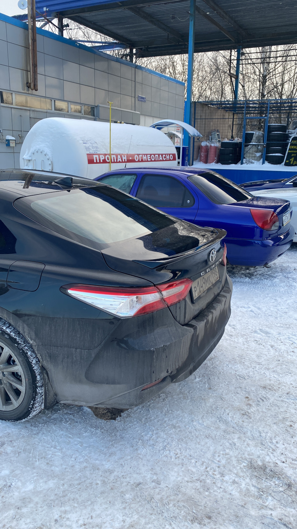 Спойлер — Toyota Camry (XV70), 2 л, 2021 года | стайлинг | DRIVE2