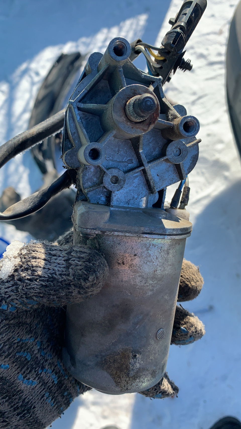 Починил редуктор стеклоочистителя — Lada Приора хэтчбек, 1,6 л, 2012 ...