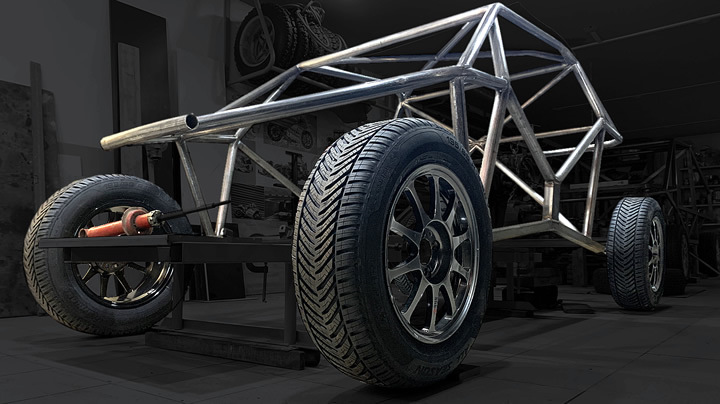 2 серия. Купил колёса — Багги 500 сил на тонну, 1,6 л, 2020 года ...