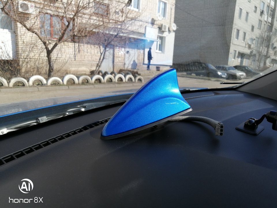 Плавник покрашен! — KIA Rio (4G), 1,6 л, 2017 года | аксессуары | DRIVE2