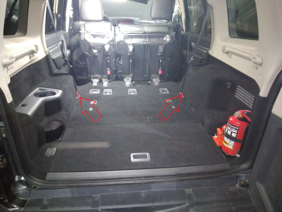 # 23. Доделки и переделки. Ч.№3. Кольца для крепления груза в багажнике ...