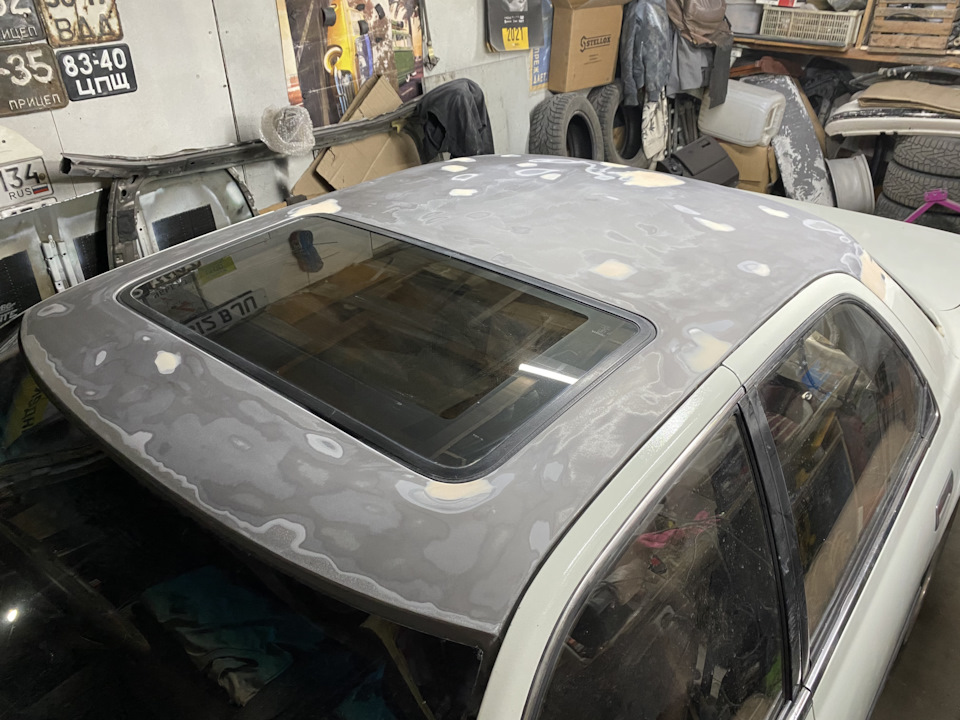 Немного шпатлевки — Toyota Cresta (80)