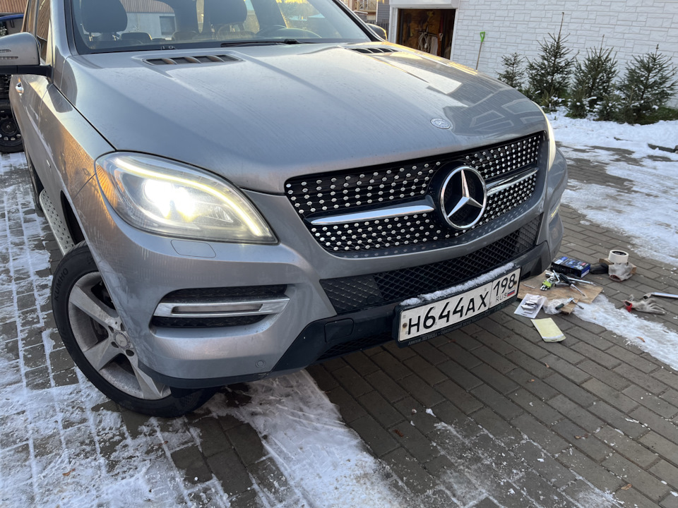 Молодильные процедуры. Решетка Diamond — Mercedes-Benz M-Class (W166 ...