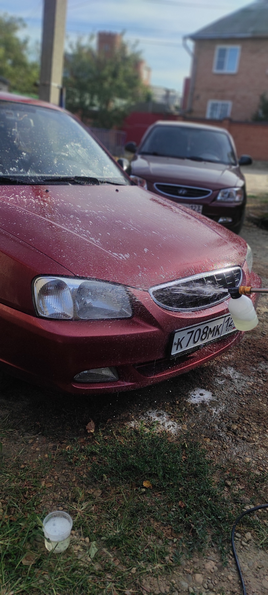 Идеальная мойка 💦для мытья подкапотного пространства. — Hyundai Accent ...