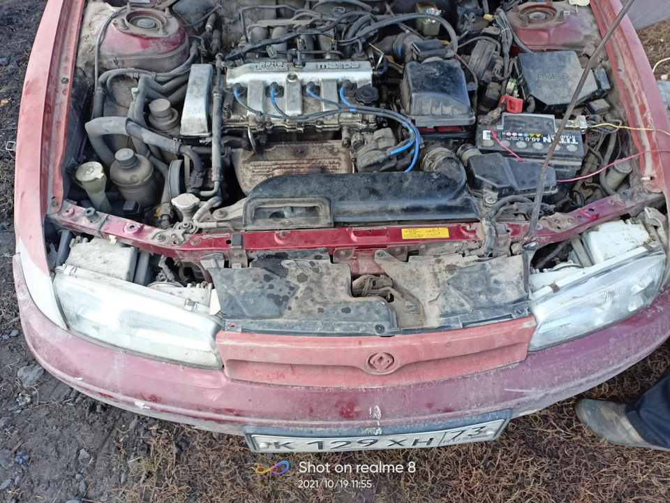Продам кодционер(весь комплект) на Мазду 626 — Mazda 626 IV (GE), 1,8 л ...