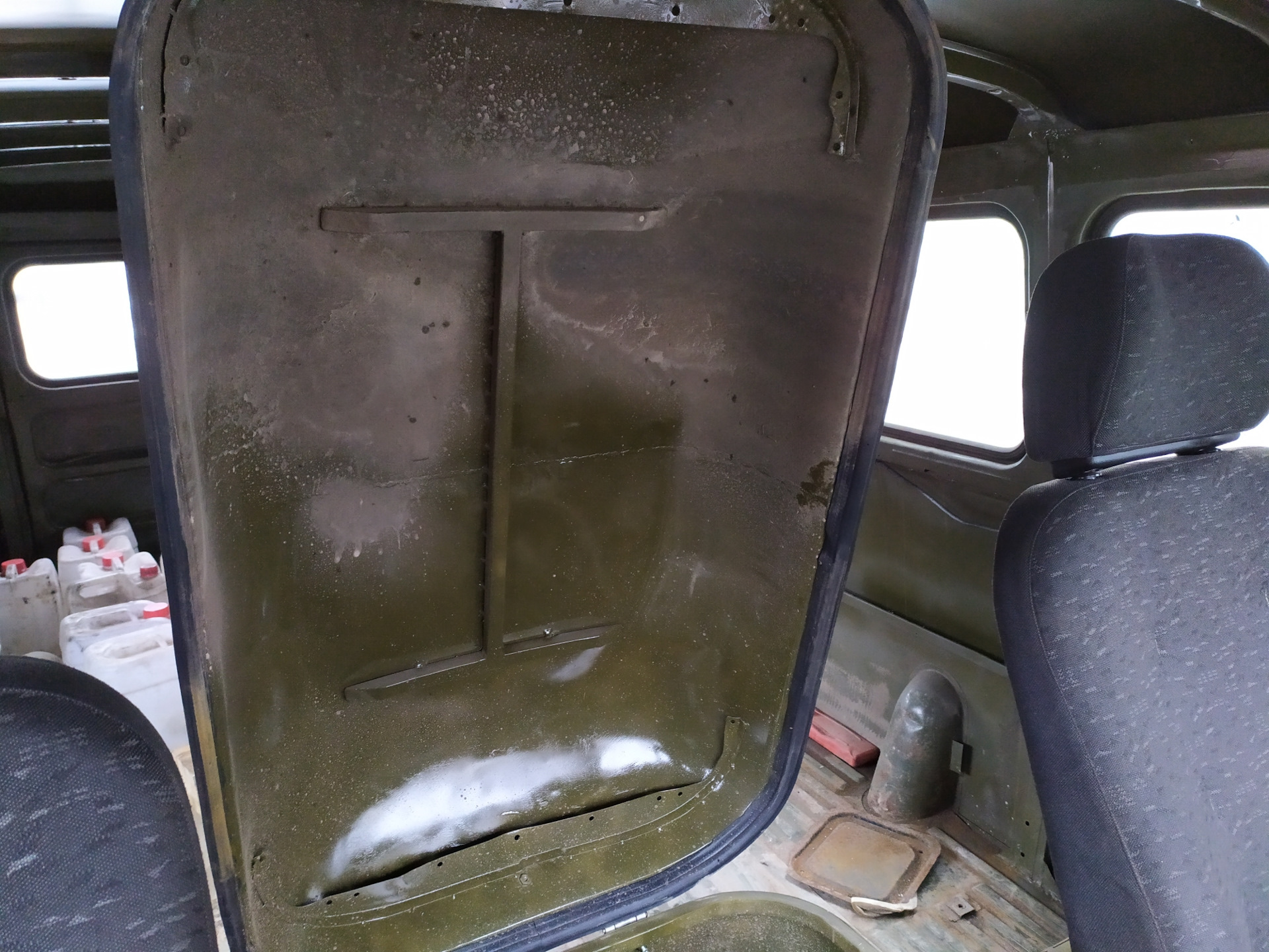 Переделка капота, салонной печки, внутренний шноркель. — УАЗ 390995, 2 ...