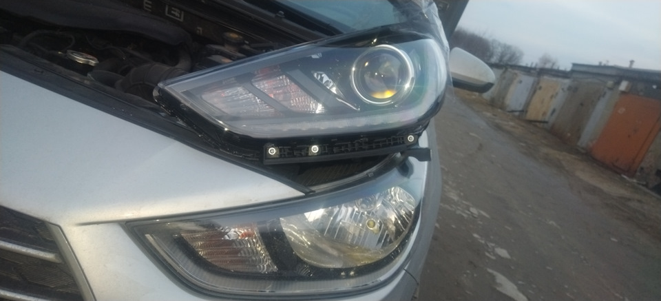 Фары солярис 2 2019год. — Hyundai Solaris (2G), 1,6 л, 2019 года ...