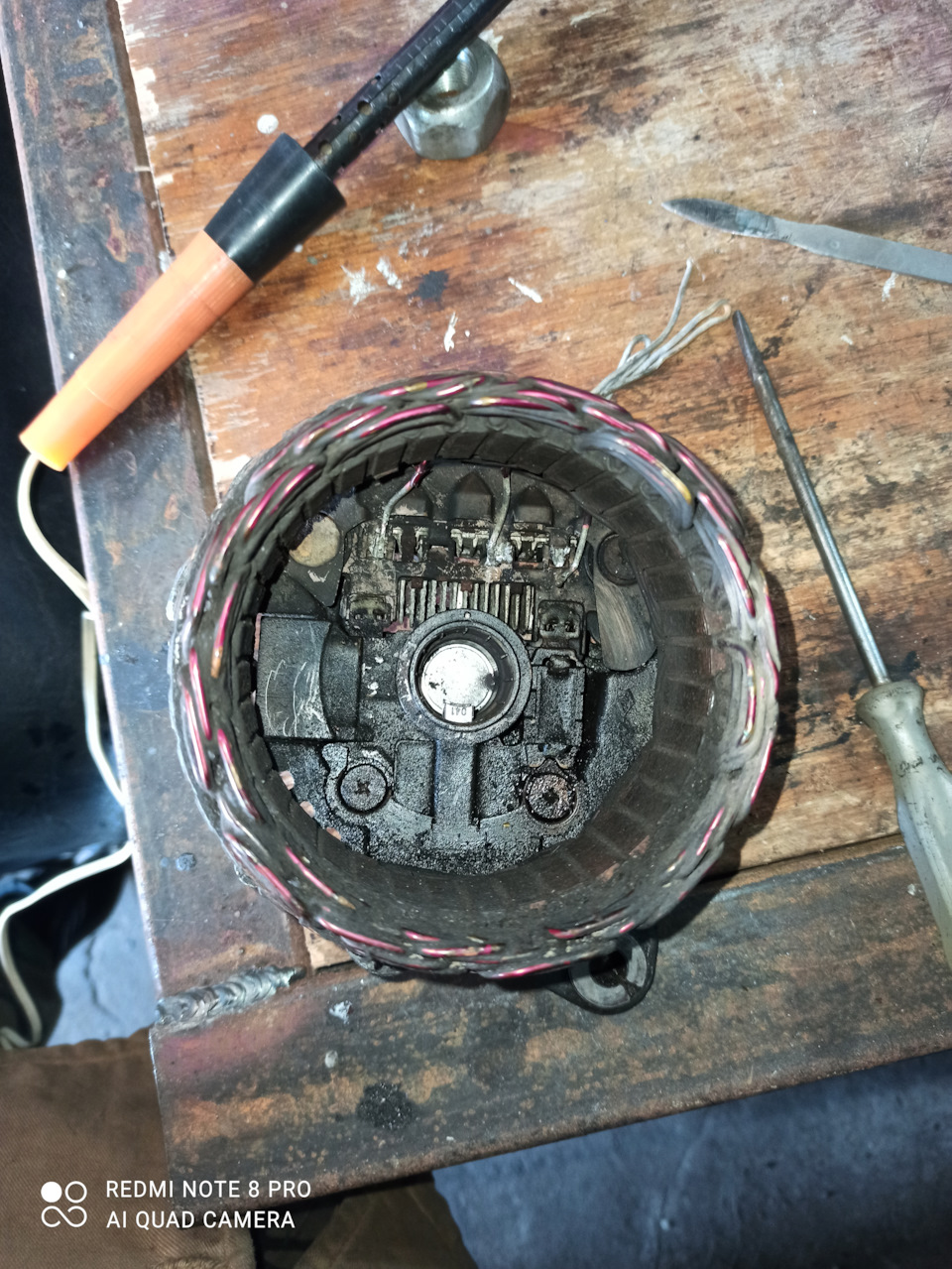 Горит лампа АКБ на заведённом двигателе. — Mazda 323 V, 1,5 л, 1998 ...