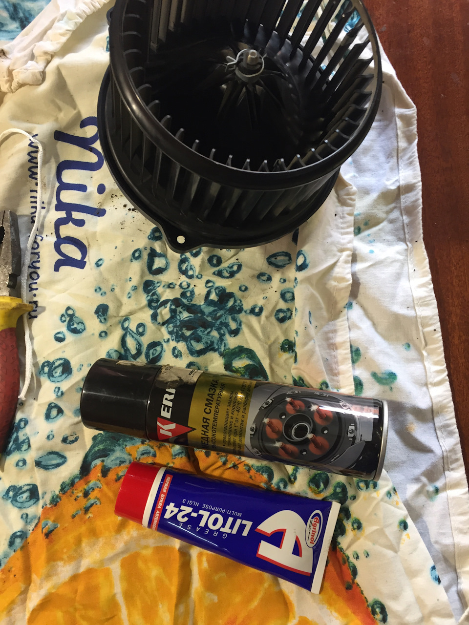 Свист печки — KIA Rio (3G), 1,6 л, 2014 года | своими руками | DRIVE2