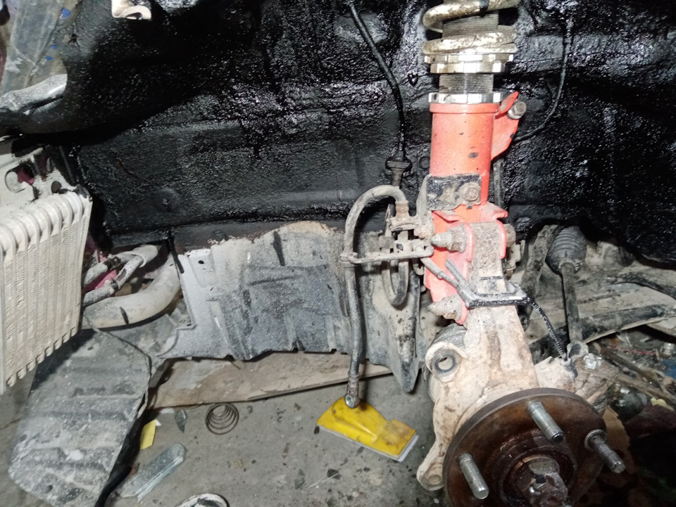 Виброизоляция и обработка передних арок — Mitsubishi Lancer X, 1,8 л ...