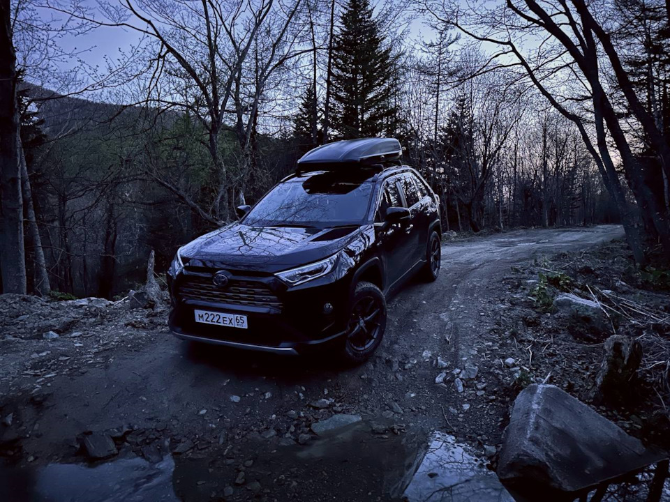 Кейс на крышу Inno — Toyota RAV4 (5G), 2,5 л, 2019 года | аксессуары ...
