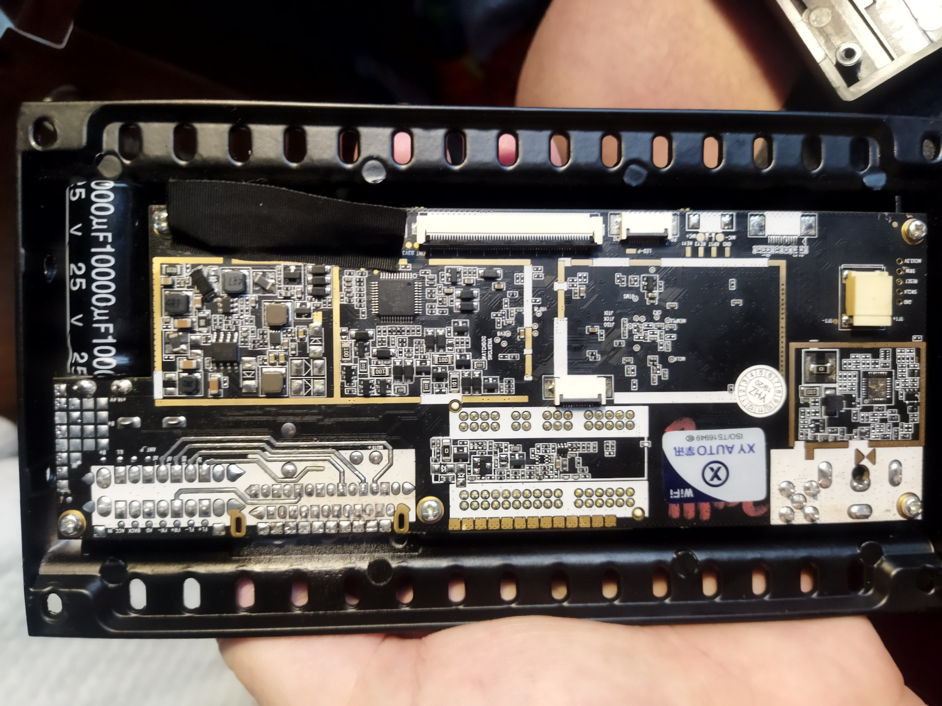 Перепайка усилителя в китайской магнитоле (YD7388 на TDA7850) — Toyota ...