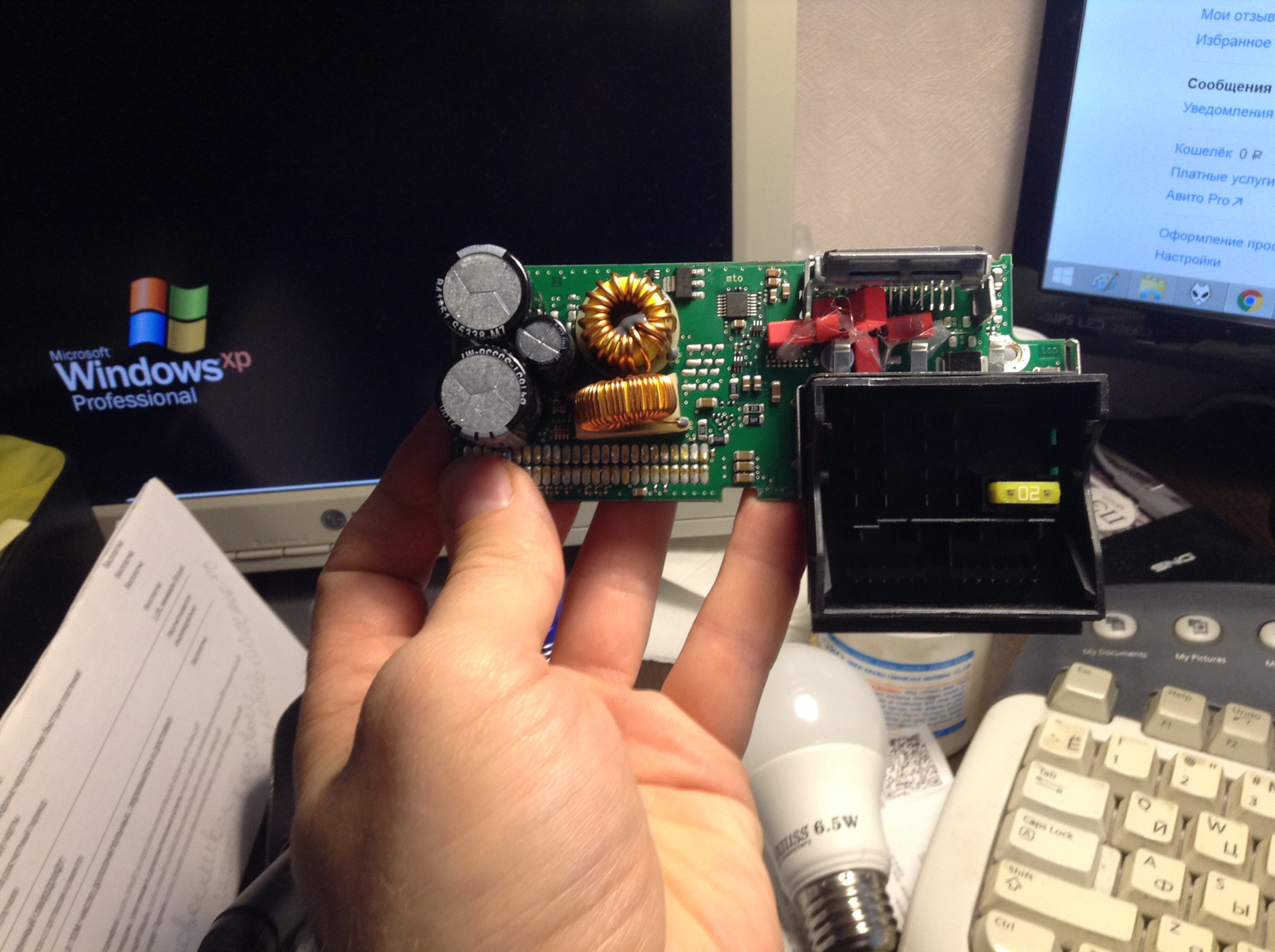 Кнопки мультируля и конденсаторы в Columbus — Skoda Fabia Mk2, 1,6 л ...