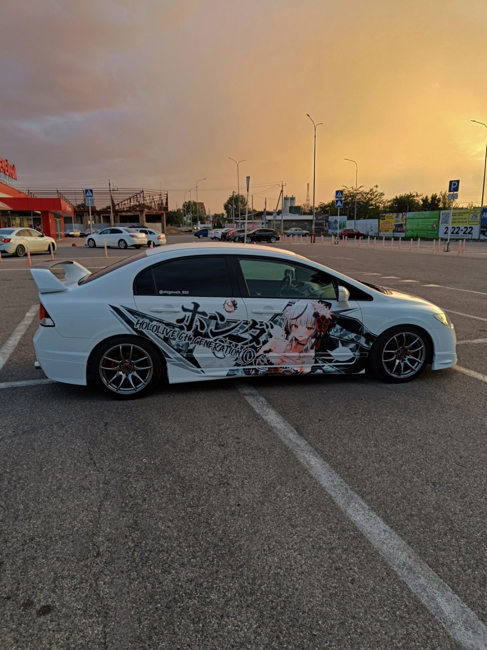 Itasha — Honda Civic 4D (8G), 1,8 л, 2010 года | стайлинг | DRIVE2